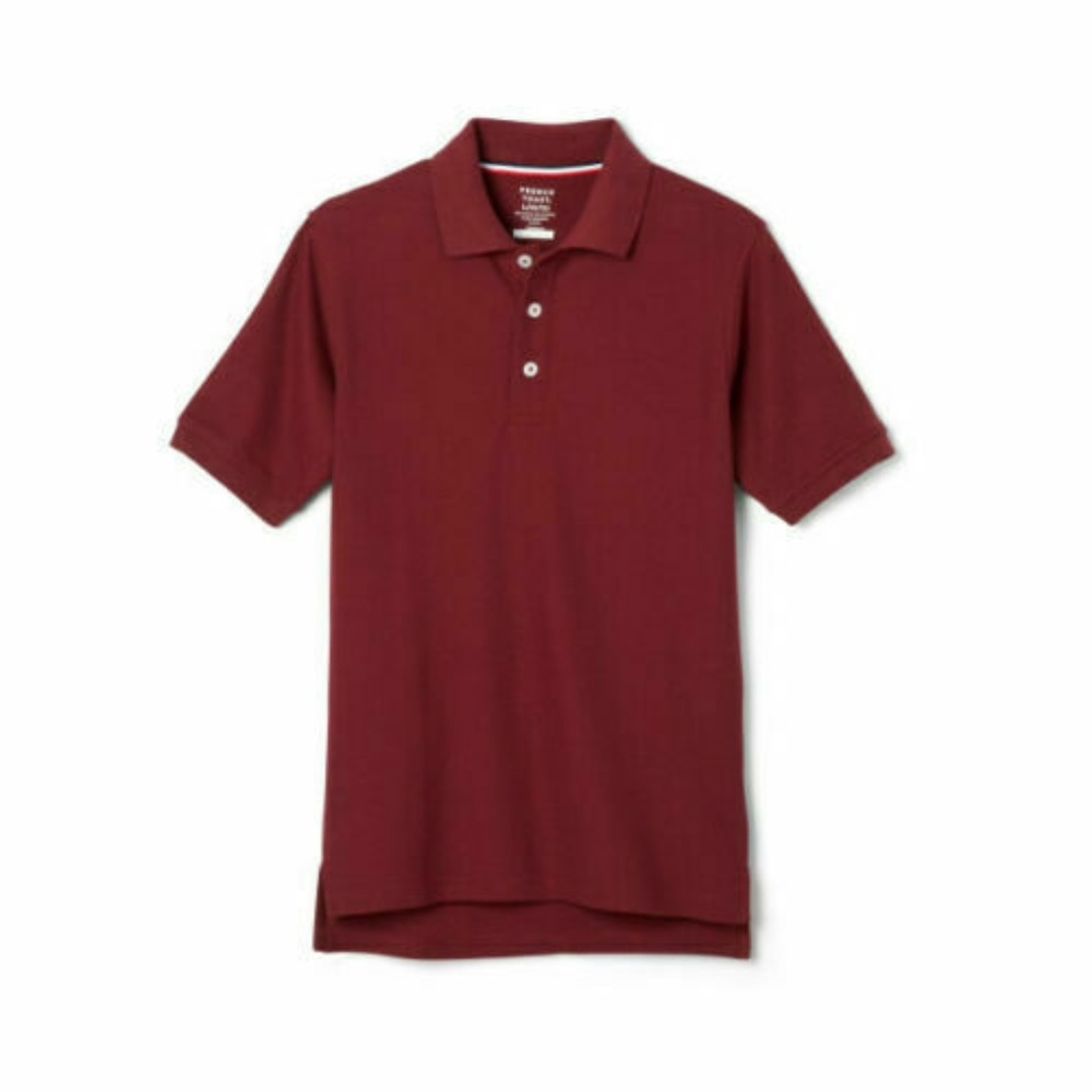 French Toast Burgundy Short Sleeve School Uniform